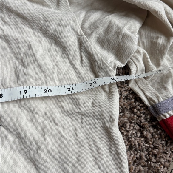 Daydreamer Cream Long Sleeve Tee with Red and Yellow Accents - Picture 8 of 9